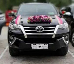 mobil pengantin fortuner