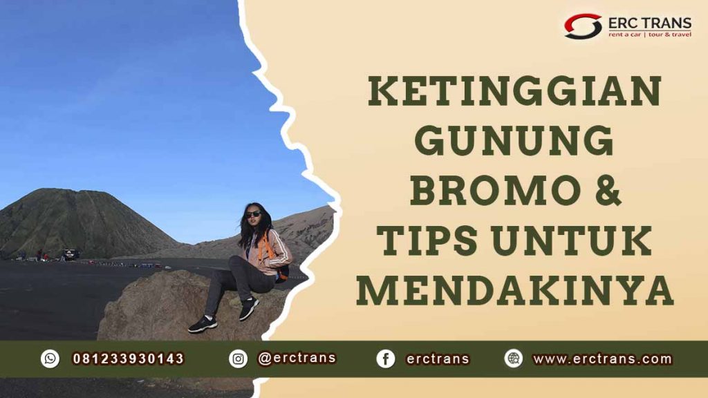 ketinggian gunung bromo