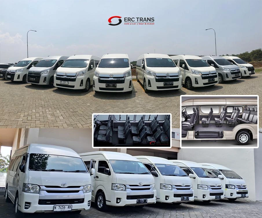 denah kursi hiace 15 seat